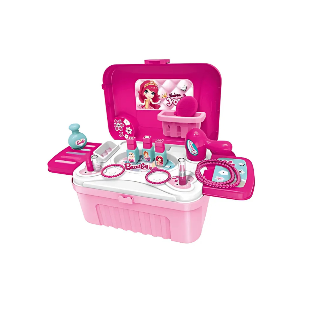 Little Deluxe Beauty Play Set in Luggage Trolley 3 in 1