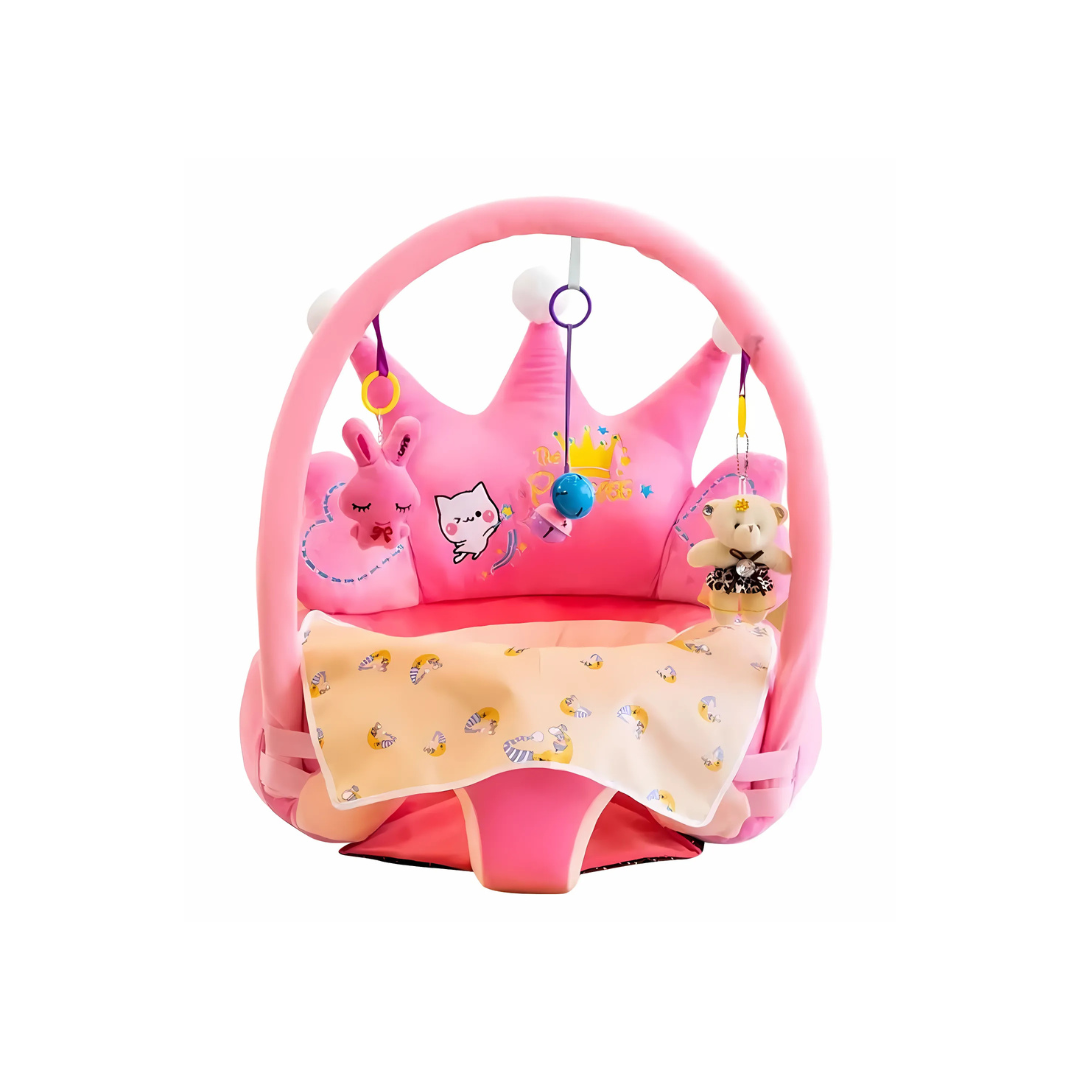 Kids Plush Chair Baby Seats Sofa With Game Pole