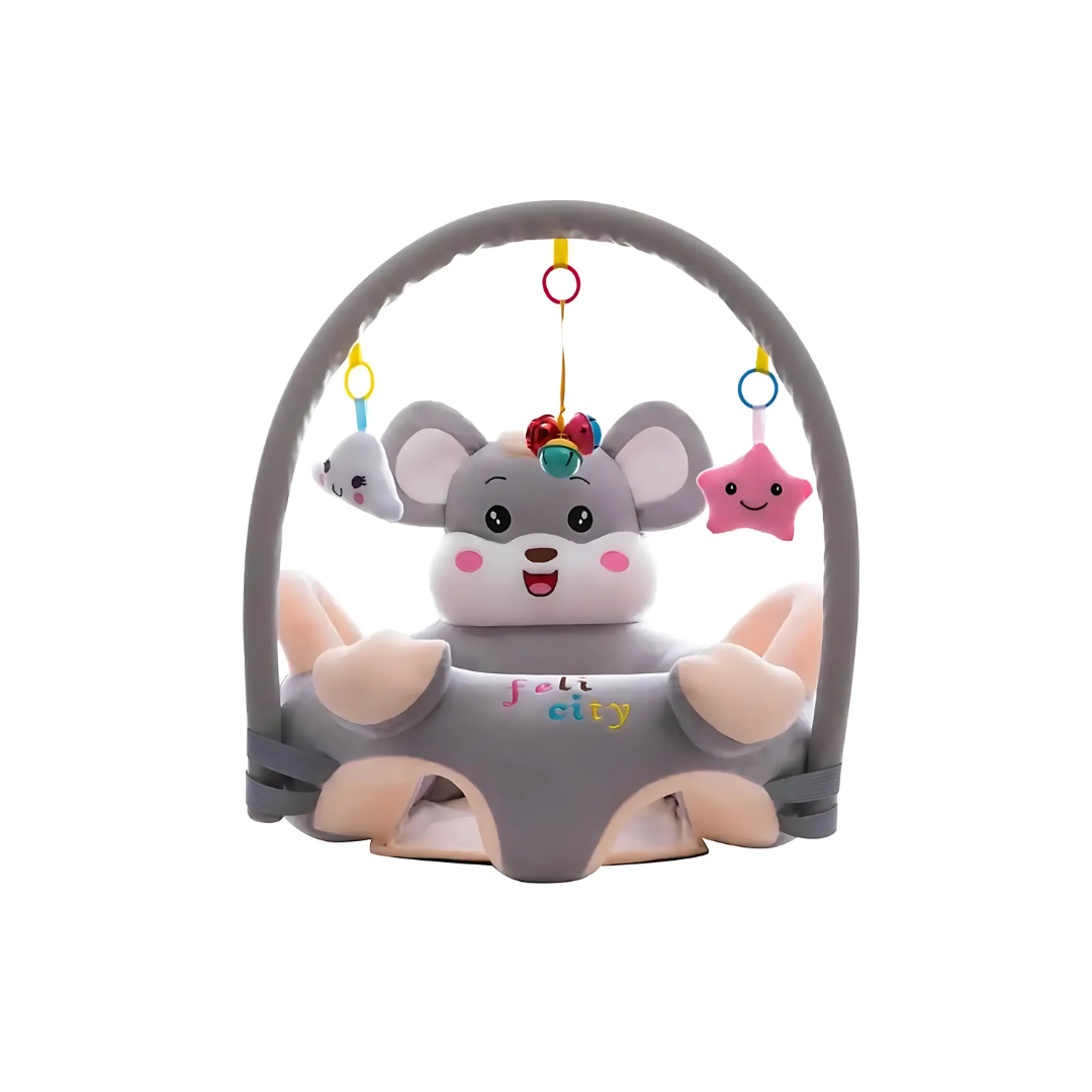 Kids Plush Chair Baby Seats Sofa With Game Pole