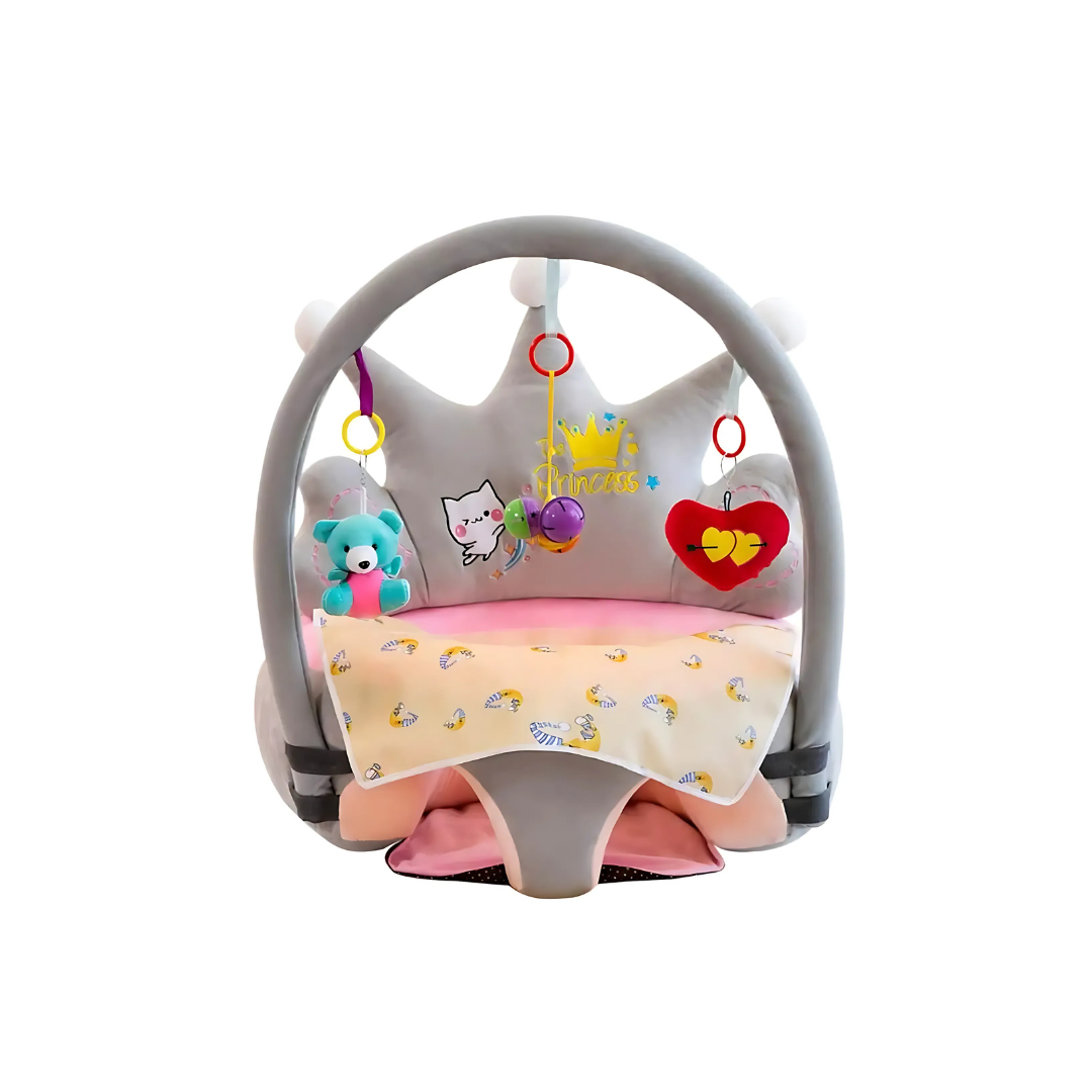 Kids Plush Chair Baby Seats Sofa With Game Pole