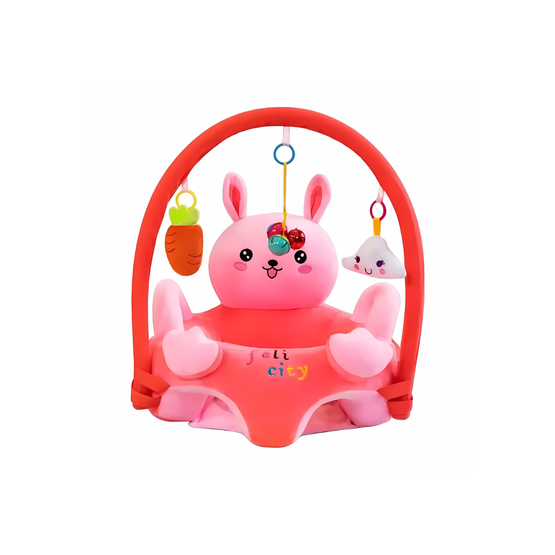 Kids Plush Chair Baby Seats Sofa With Game Pole
