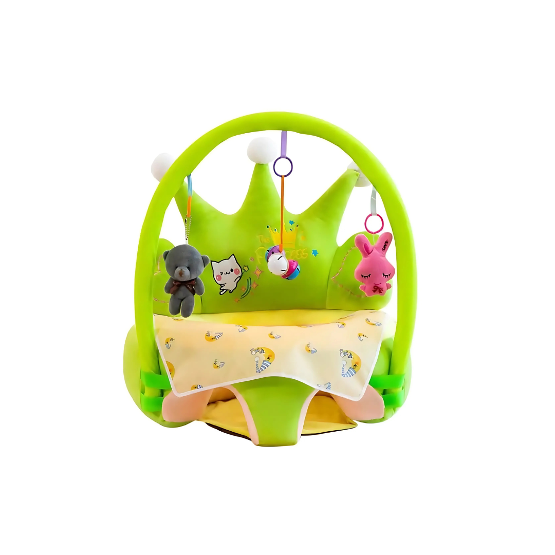 Kids Plush Chair Baby Seats Sofa With Game Pole