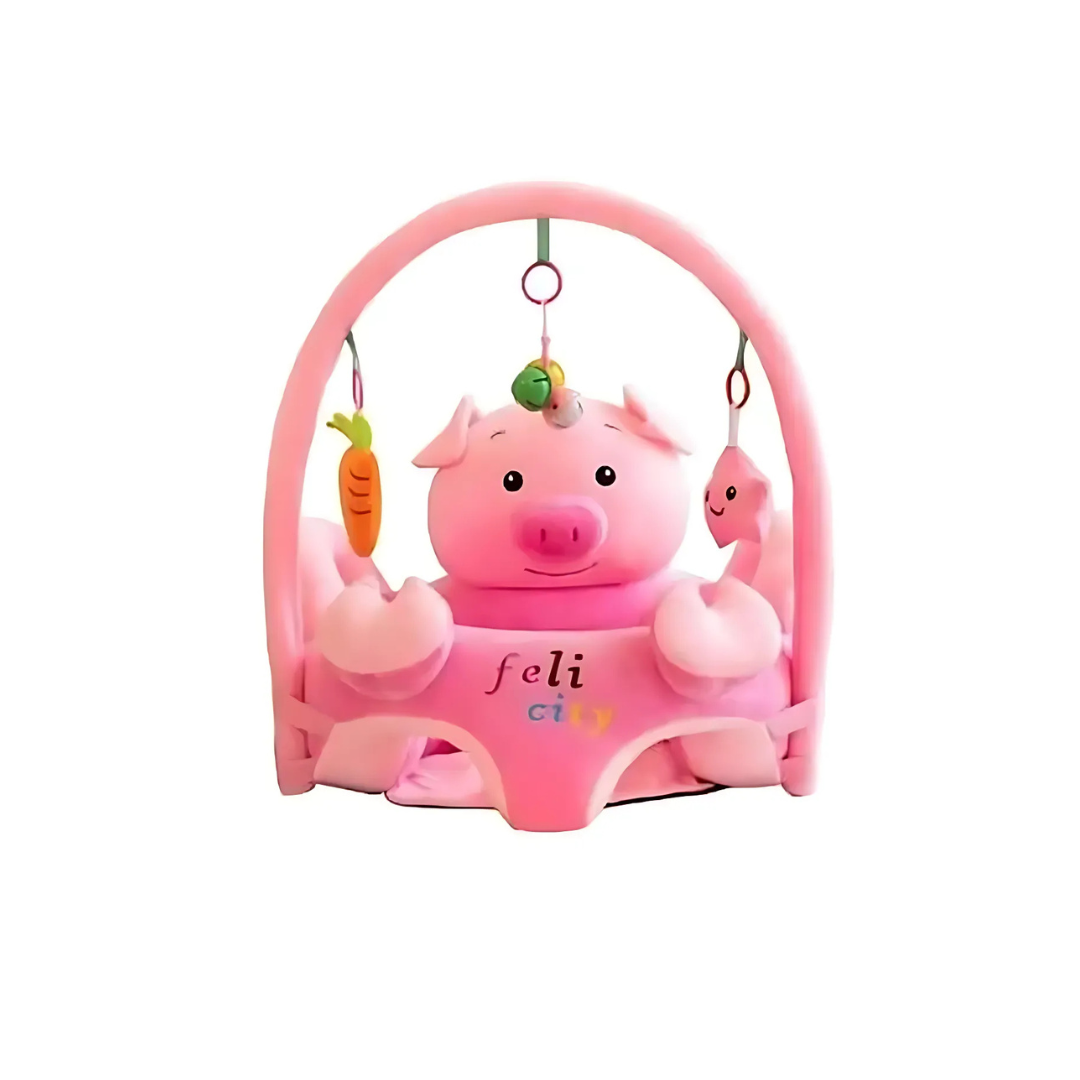 Kids Plush Chair Baby Seats Sofa With Game Pole