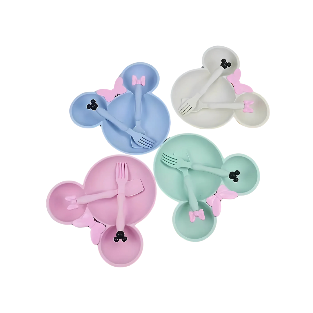 Set Of 3 Butterfly Bowl For Toddlers