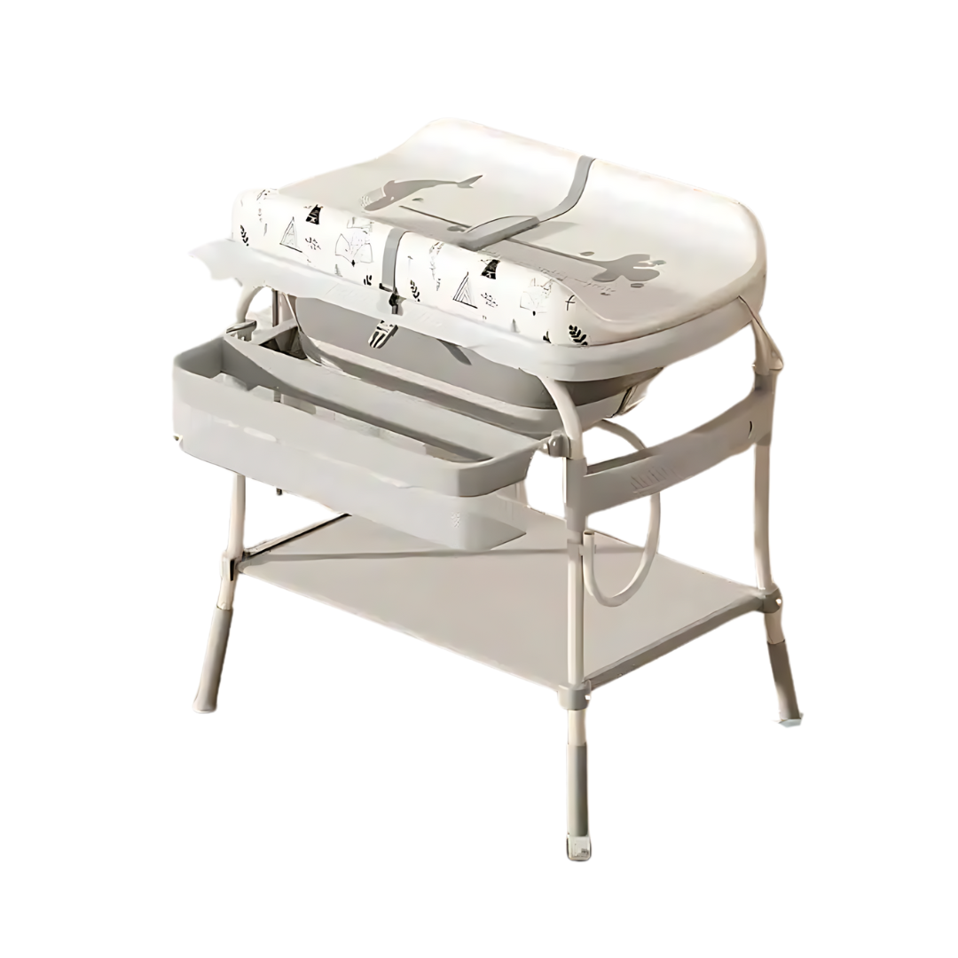 Multifunction Baby Nursing Changing Table With Fold Bathtub