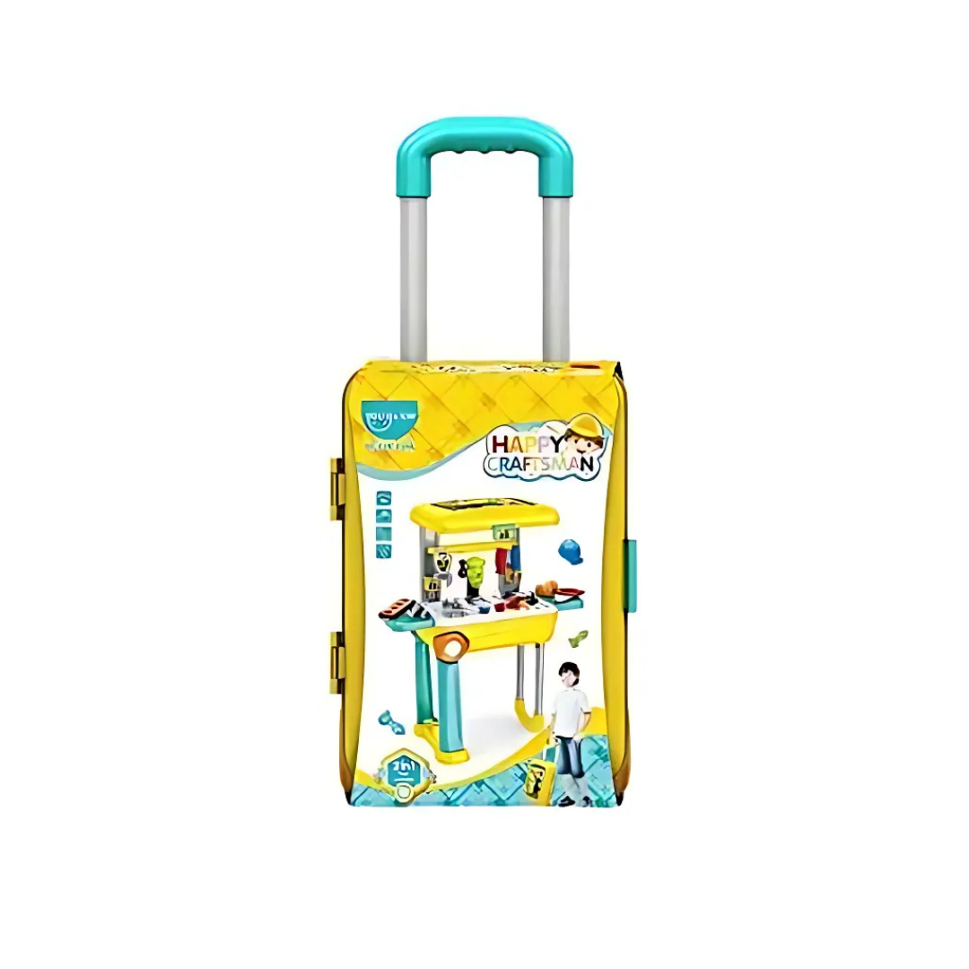 Happy Craftsman 2 In 1 Engineering Tools Suitcase Play Set