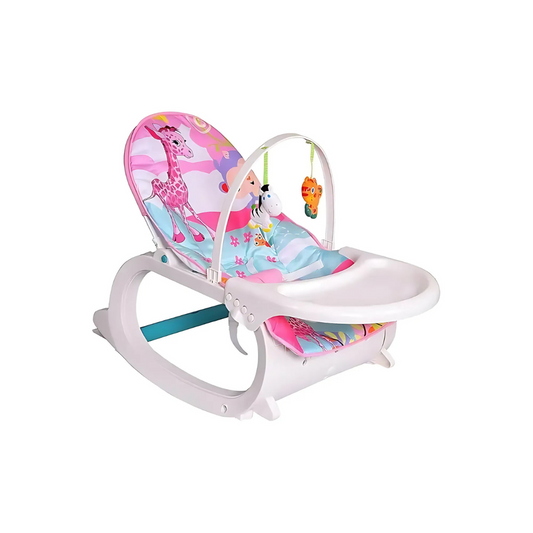 Portable Baby Rocker with Feeding Tray