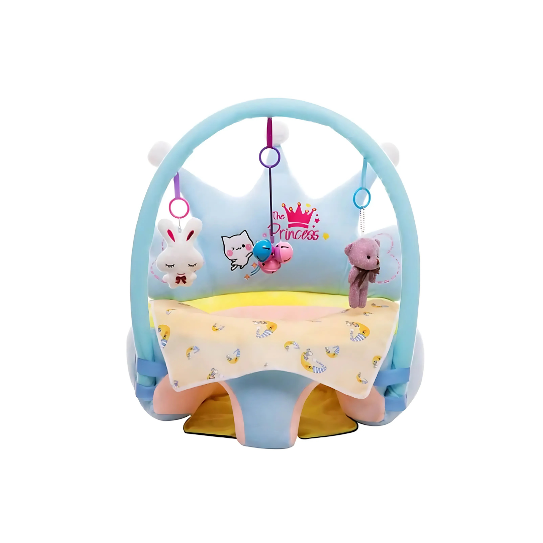 Kids Plush Chair Baby Seats Sofa With Game Pole