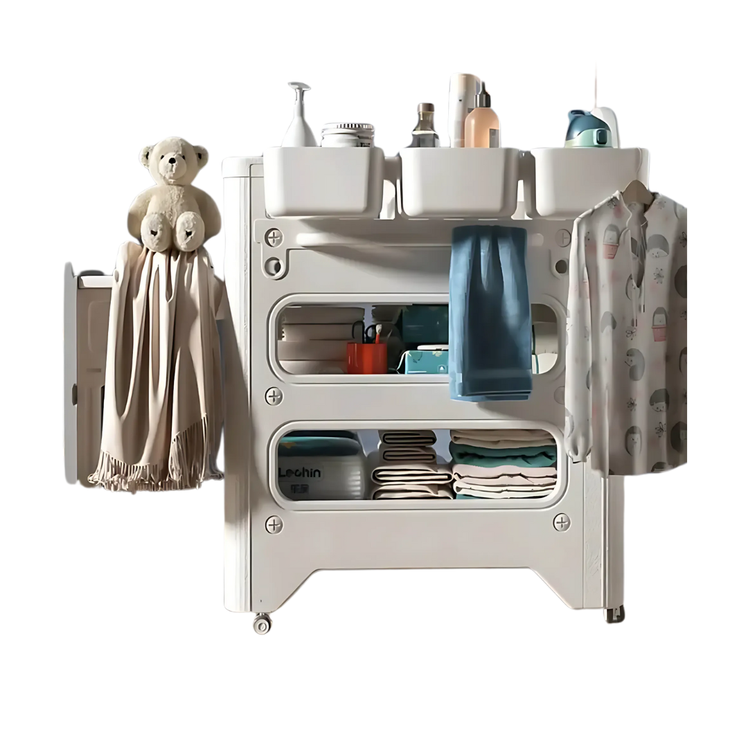 Multifunctional Bathroom Baby Pull-out Diaper-Changing Table
