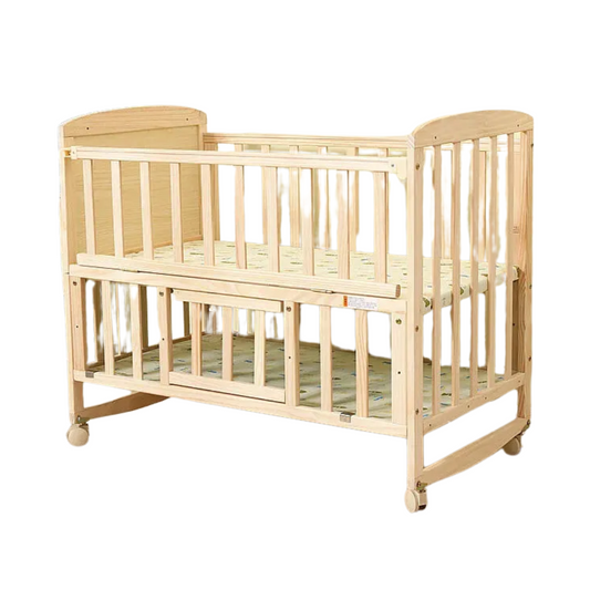 Multifunctional Solid Wood Baby Crib