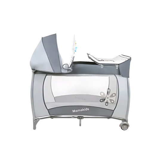 2 in 1 Baby Cot with Mattress and Toys