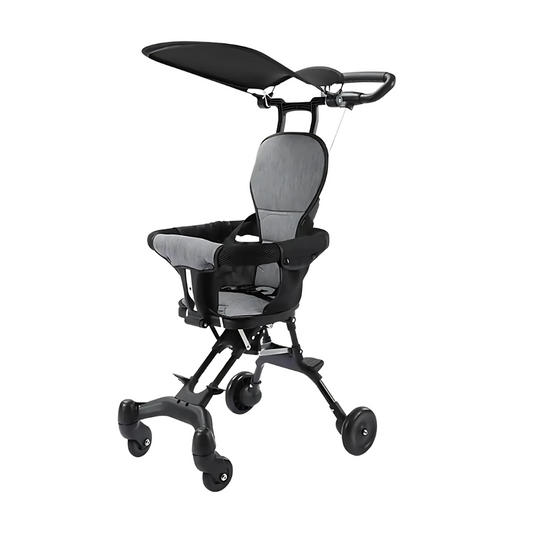Multi-Function Foldable Baby Stroller with Adjustable Push Handle